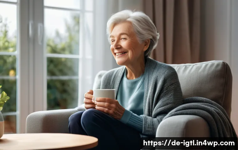 디지털 컴패니언십 관련 주요 연구 결과 - **Emotional Support & Companionship:**
    A warmly lit scene inside a modern yet cozy German living...